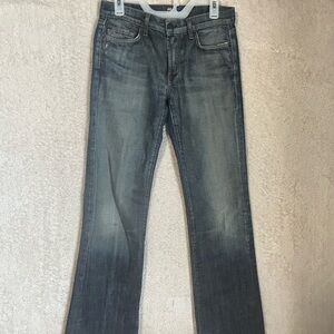 7 For All Mankind Jeans Women’s 29 Blue Denim Bootcut Distressed Faded